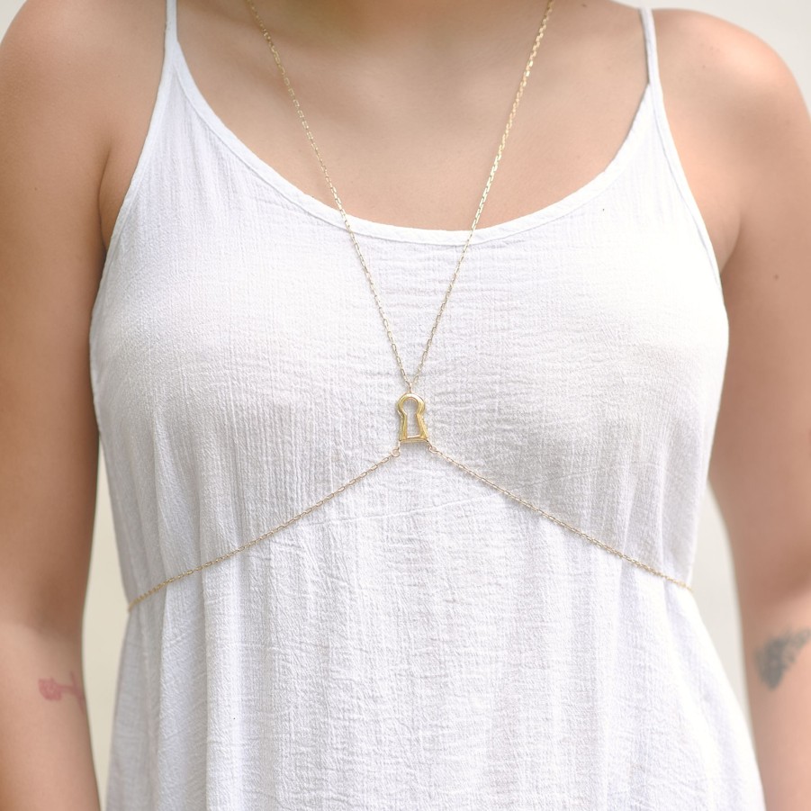 Necklaces Nina Berenato Jewelry | Vessel Body Chain