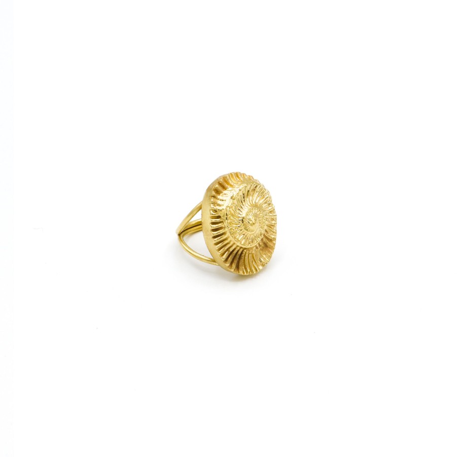 Rings Nina Berenato Jewelry | Ammonite Fossil Ring