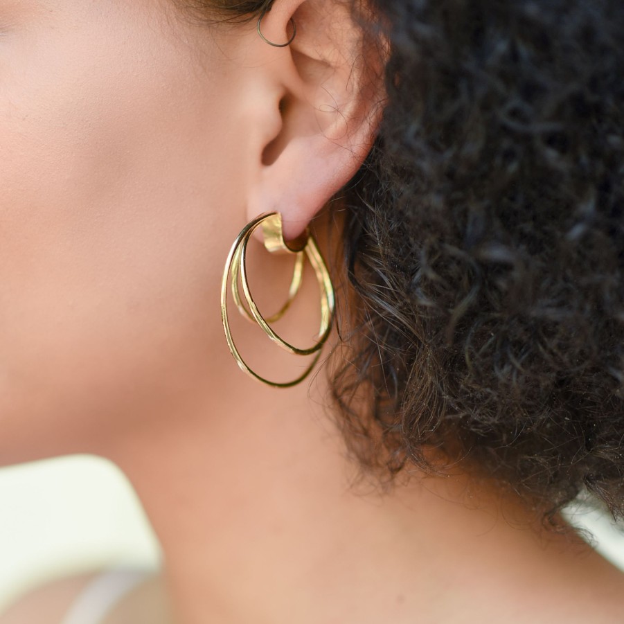 Earrings Nina Berenato Jewelry | Rebel Hoop Earring