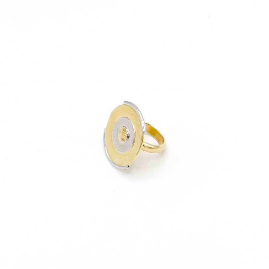 Rings Nina Berenato Jewelry | Seer Ring Two Toned