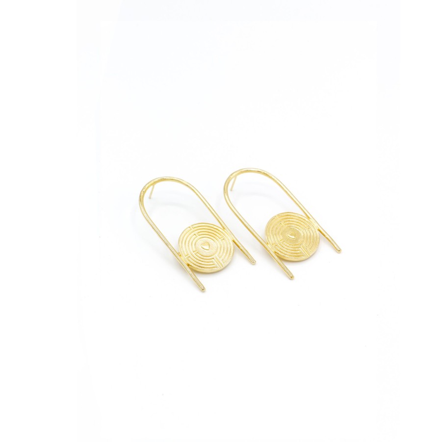 Earrings Nina Berenato Jewelry | Labyrinth Arch Earring