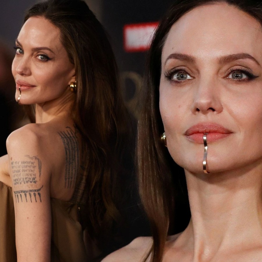 Body Jewelry Nina Berenato Jewelry | Angelina Jolie Lip To Chin Cuff