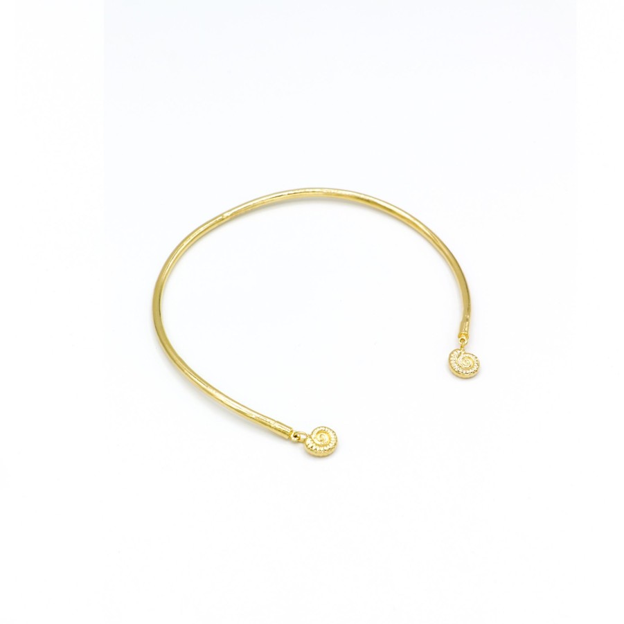 Necklaces Nina Berenato Jewelry | Ammonite Fossil Neck Cuff