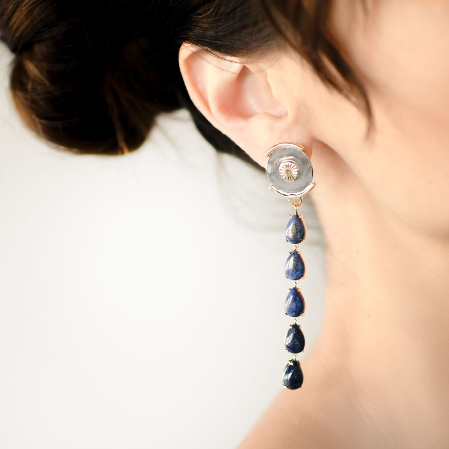 Earrings Nina Berenato Jewelry | Seer Earring Two Toned