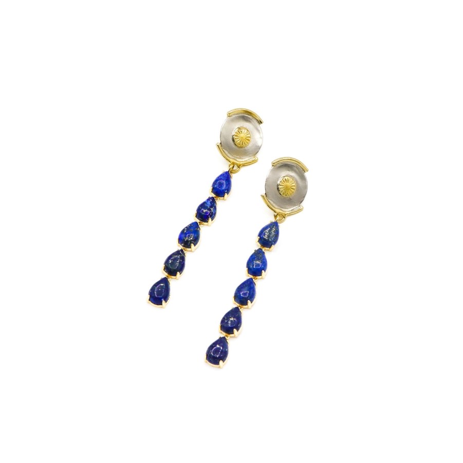 Earrings Nina Berenato Jewelry | Seer Earring Two Toned