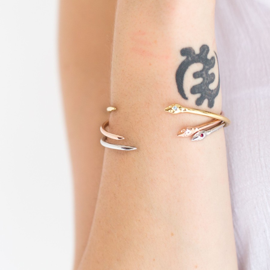 Bracelets Nina Berenato Jewelry | Vertigo Snake Bangle