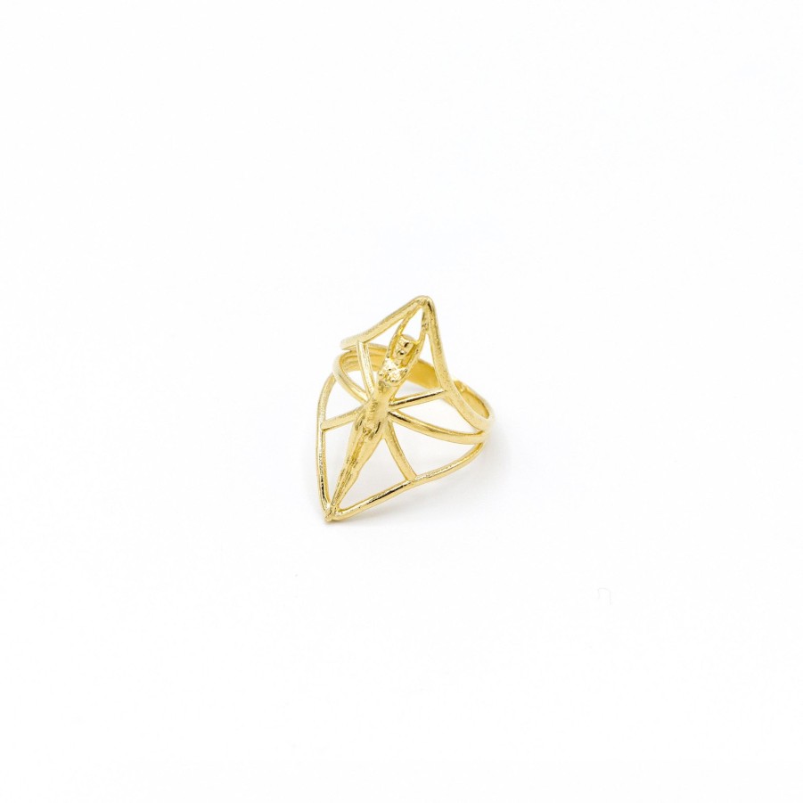 Rings Nina Berenato Jewelry | Goddess Ring Yellow Gold