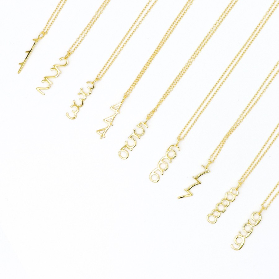 Necklaces Yiwu | Angel Number Necklace Yellow Gold